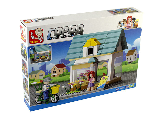 

Конструктор "Sluban" Квітковий магазин,фігурки,149дет.,в кор-ці,33х23,5х5,5см №М38 B0570(32)