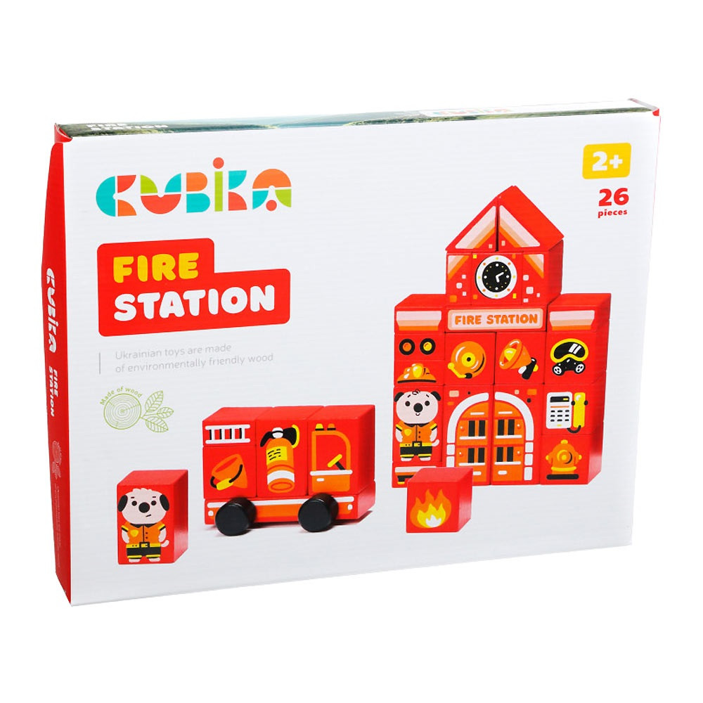 

Конструктор дерев."Fire station" Cubika №LDK3/15139