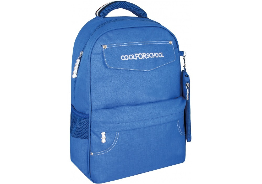 

Рюкзак "CoolForSchool" CFS, Sky Blue 1від.,2карм.+пенал 16" №CF86519/400