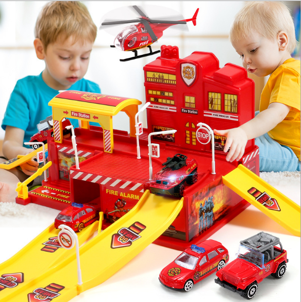 

Детская парковка KUBAOT игровой набор красный 01815
