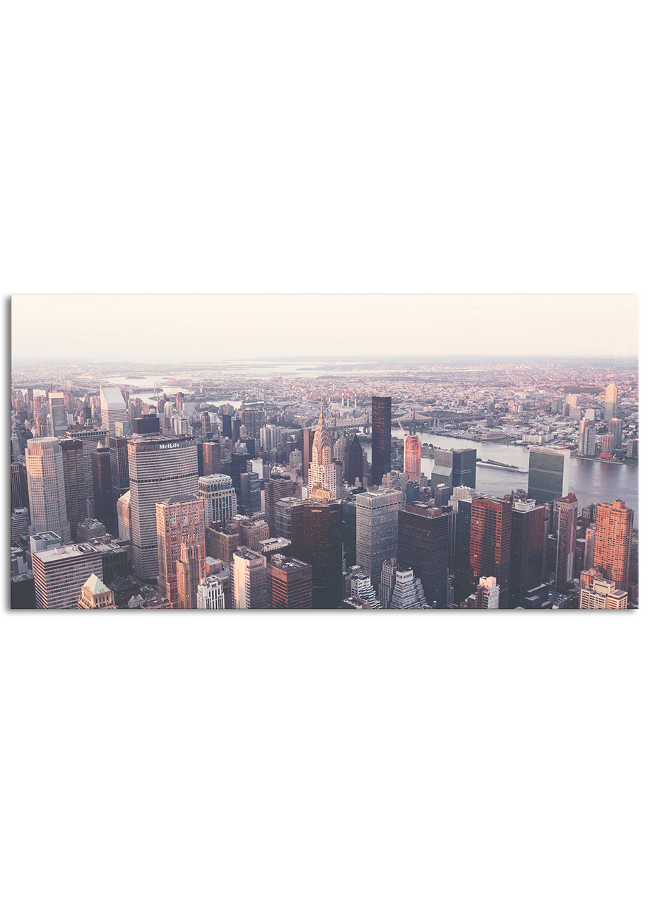 

Фотокартина на холсте Утро мегаполиса, 50*100 см