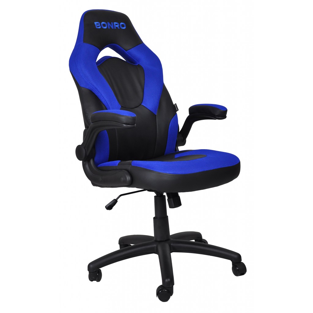 

Геймерское кресло Bonro 125х50х49 см Синий