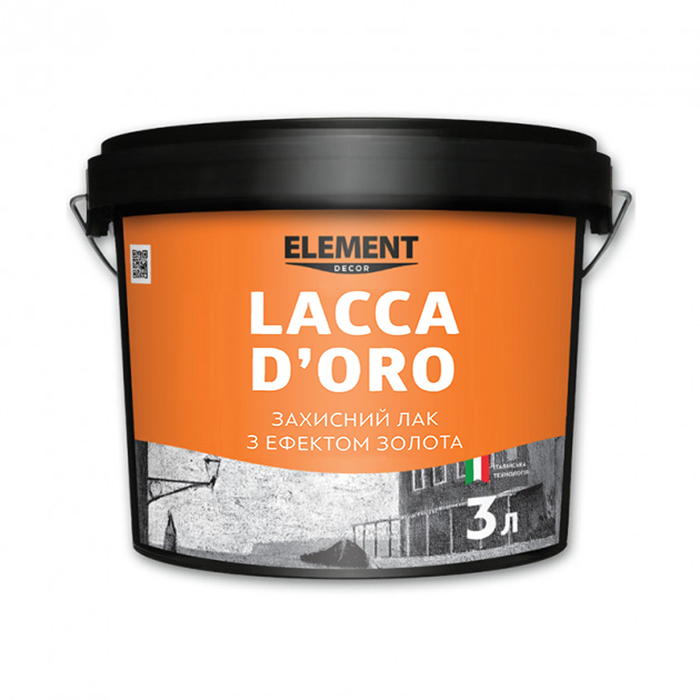 

Лак Element Decor LACCA D'ORO Gold (3 л)
