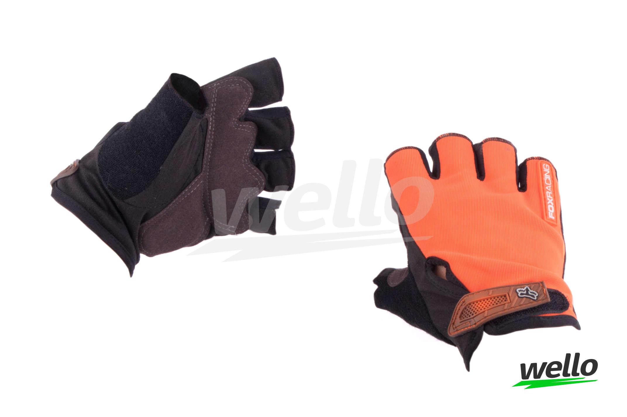 

Перчатки без пальцев (size:M, оранжевые) FOX