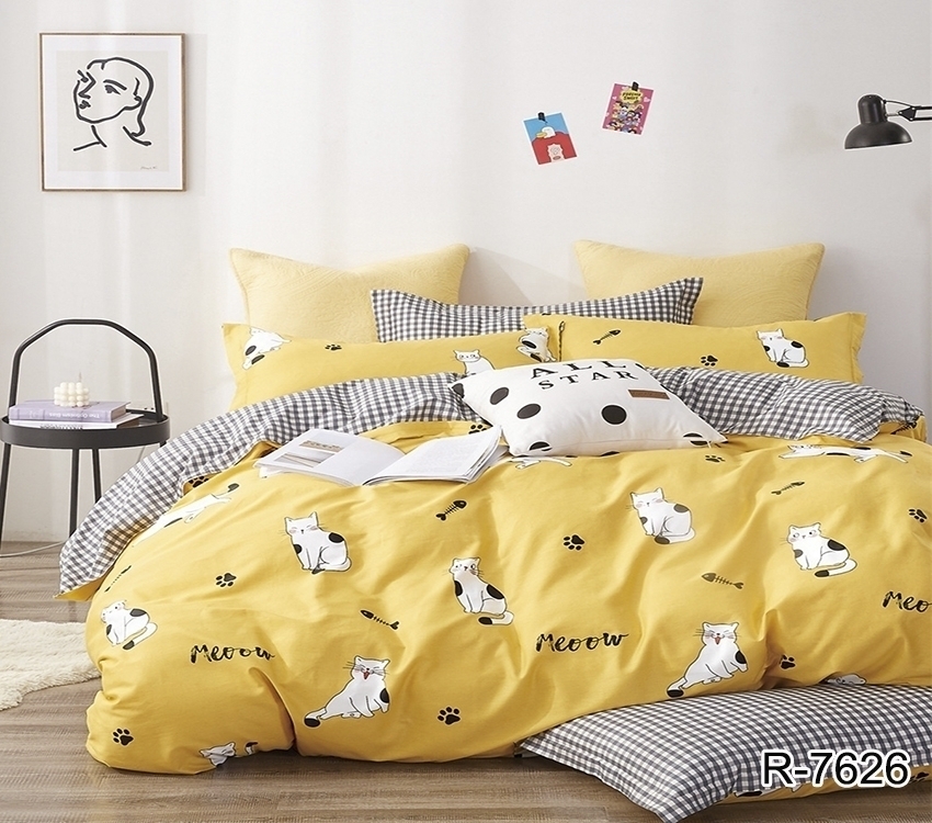 

Комплект постельного белья с компаньоном R7626 ТМ TAG 160x215 см