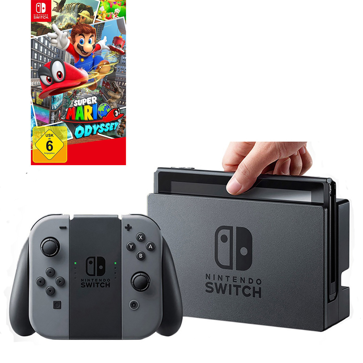 Nintendo Switch Gray + Игра Super Mario Odyssey – фото, отзывы,  характеристики в интернет-магазине ROZETKA от продавца: Games4you Shop |  Купить в Украине: Киеве, Харькове, Днепре, Одессе, Запорожье, Львове