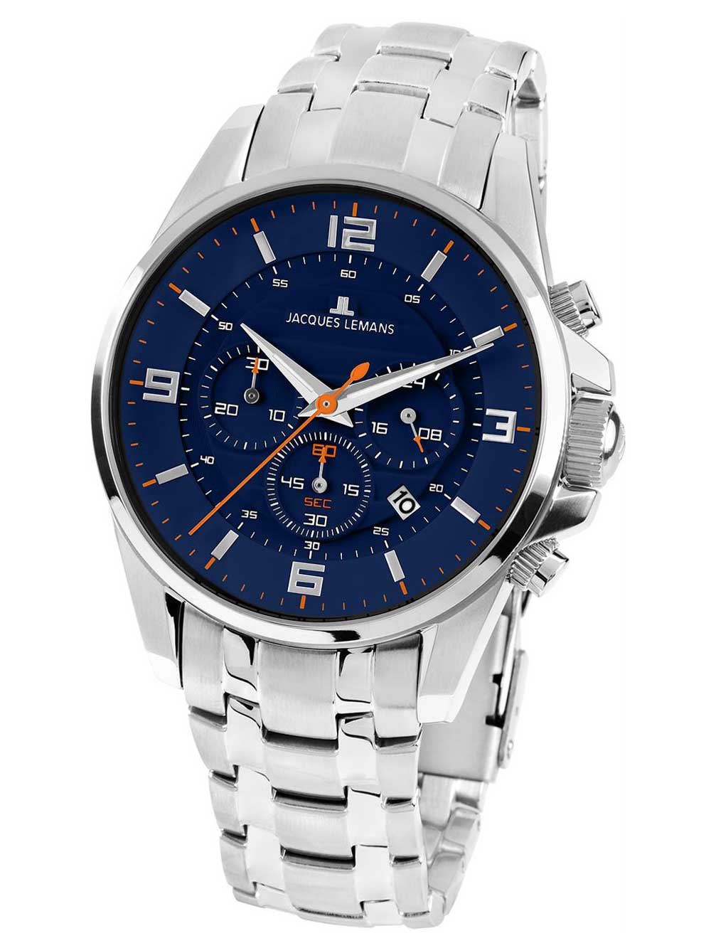 

Часы Jacques Lemans 1-1799H Liverpool Herren Chrono 44mm 10ATM
