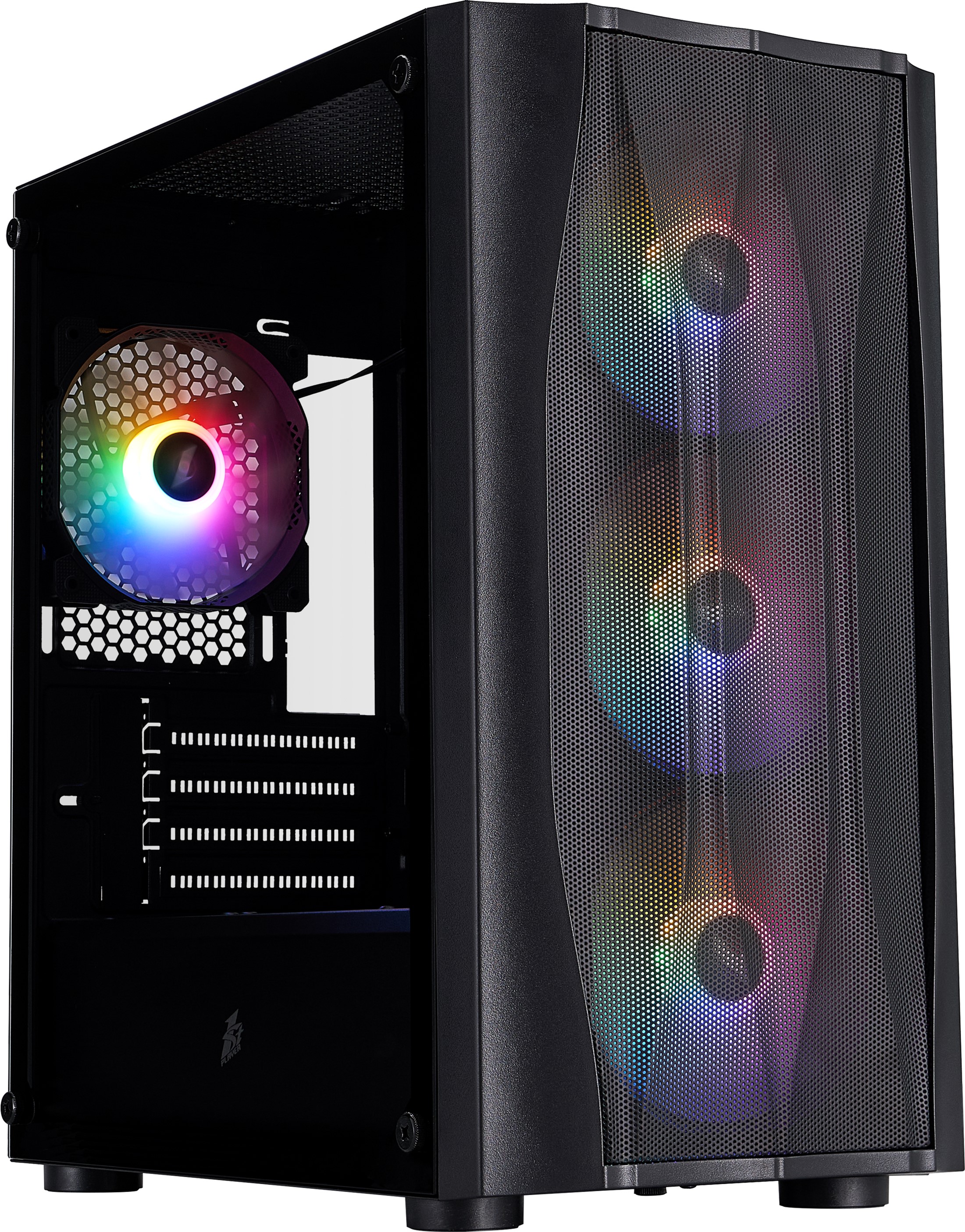 Корпус 1stPlayer X3-M-BK-4F1 – фото, отзывы, характеристики в