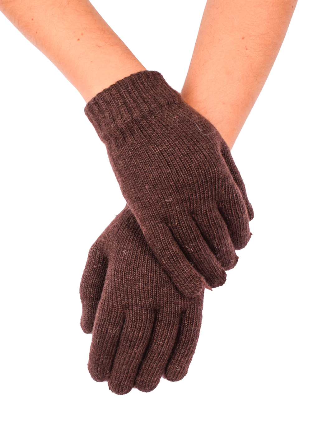 

Перчатки женские однотонные GiaDan 01-3. Цвет: Коричневый