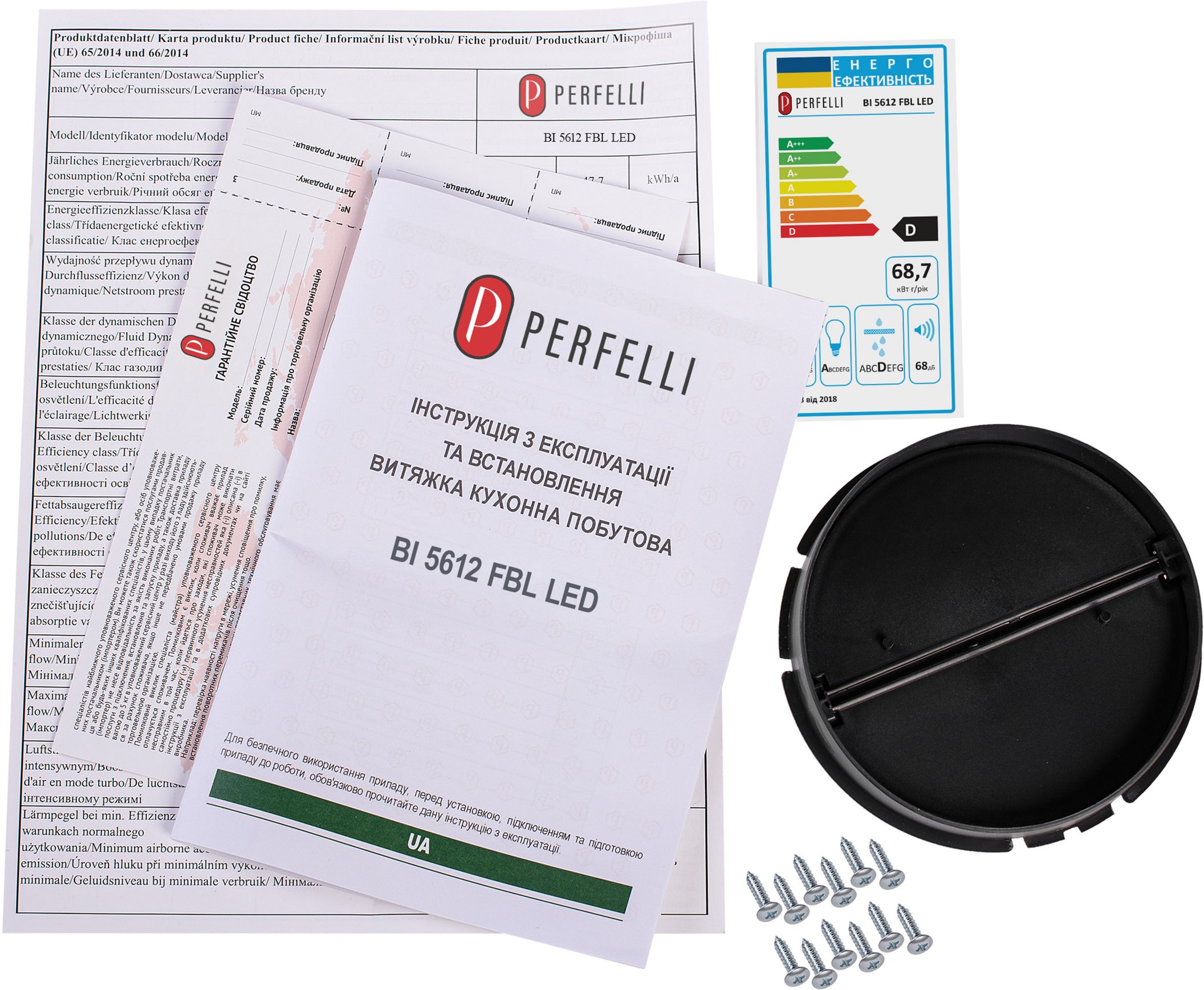 Витяжка Perfelli BI 5612 FBL LED — фото 11