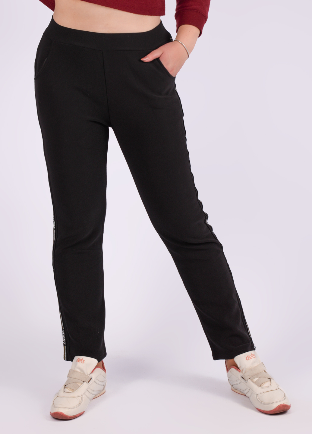 

Штаны женские на коротком меху Алия 8517. 6XL. Размер 50-52