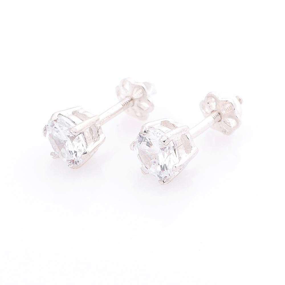 

Серебряные серьги-гвоздики Onix с фианитами 6мм PPU-131533