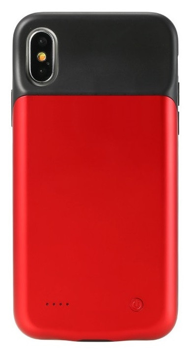 

Чехол аккумулятор AmaCase для iPhone X,iPhone XS Red (3200 мАч)