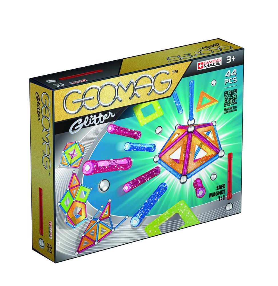 

Магнитный конструктор GEOMAG Glitter 44 элемента (0871772005322)