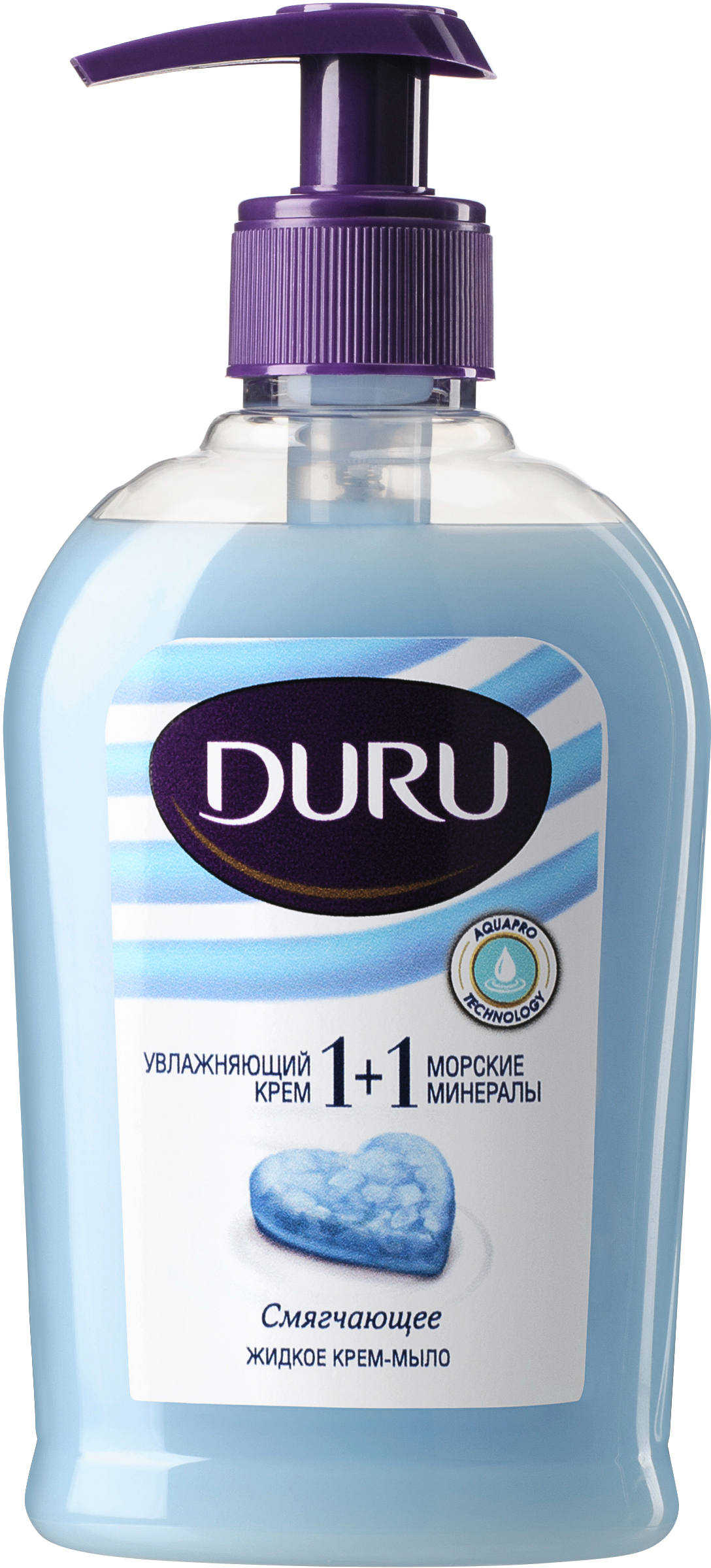 Жидкое крем-мыло Duru 1 + 1 Крем и Морские минералы 300 мл ...
