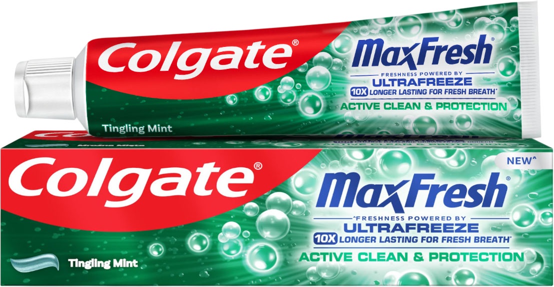 Зубна паста Colgate Max Fresh Активний захист та чистота 75 мл (8718951738829) — фото 1