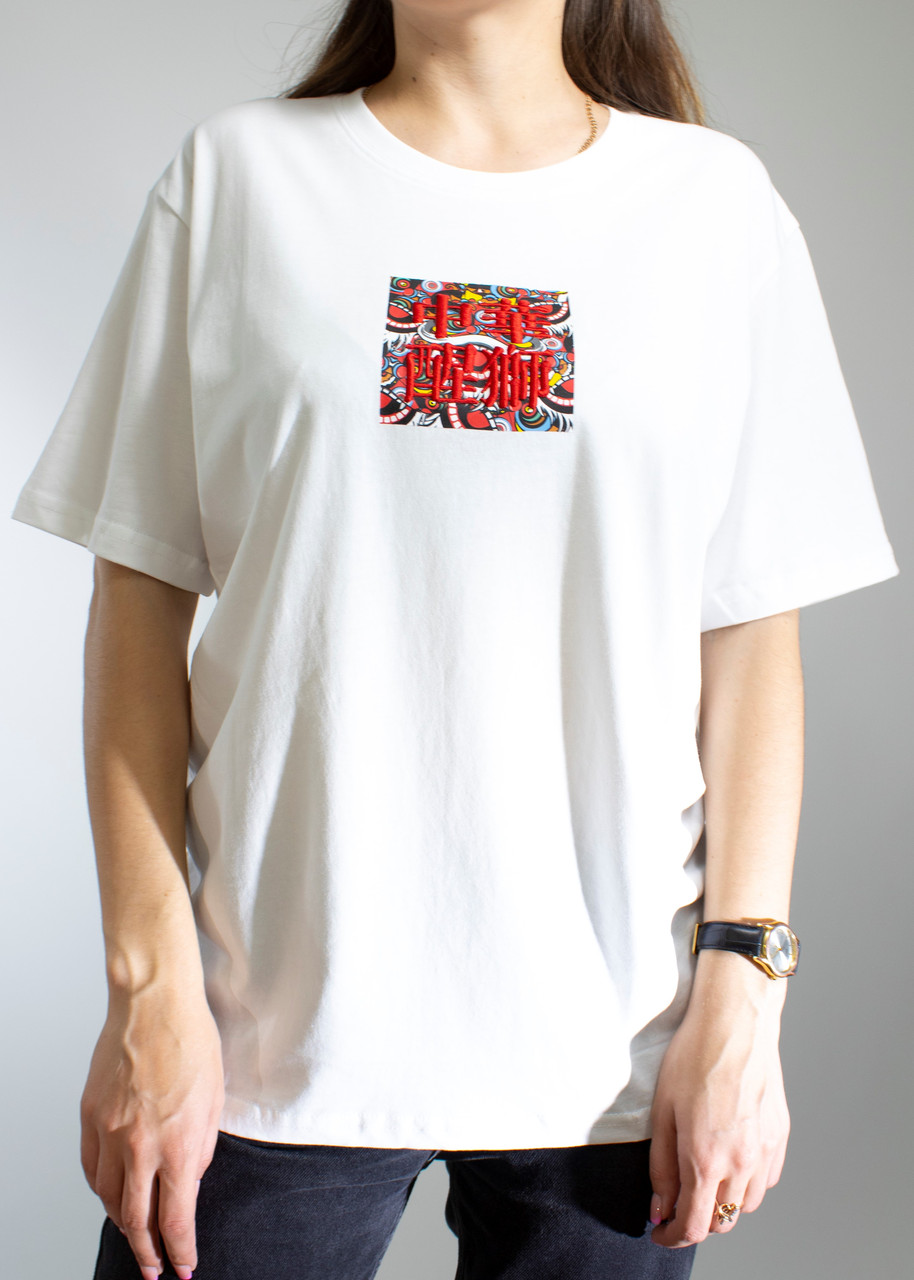 

Женская Футболка Flaming White S