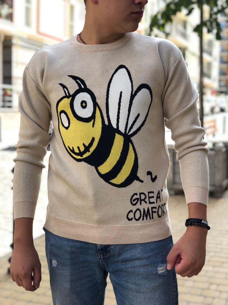 

Мужской Свитер Crazy Bee S