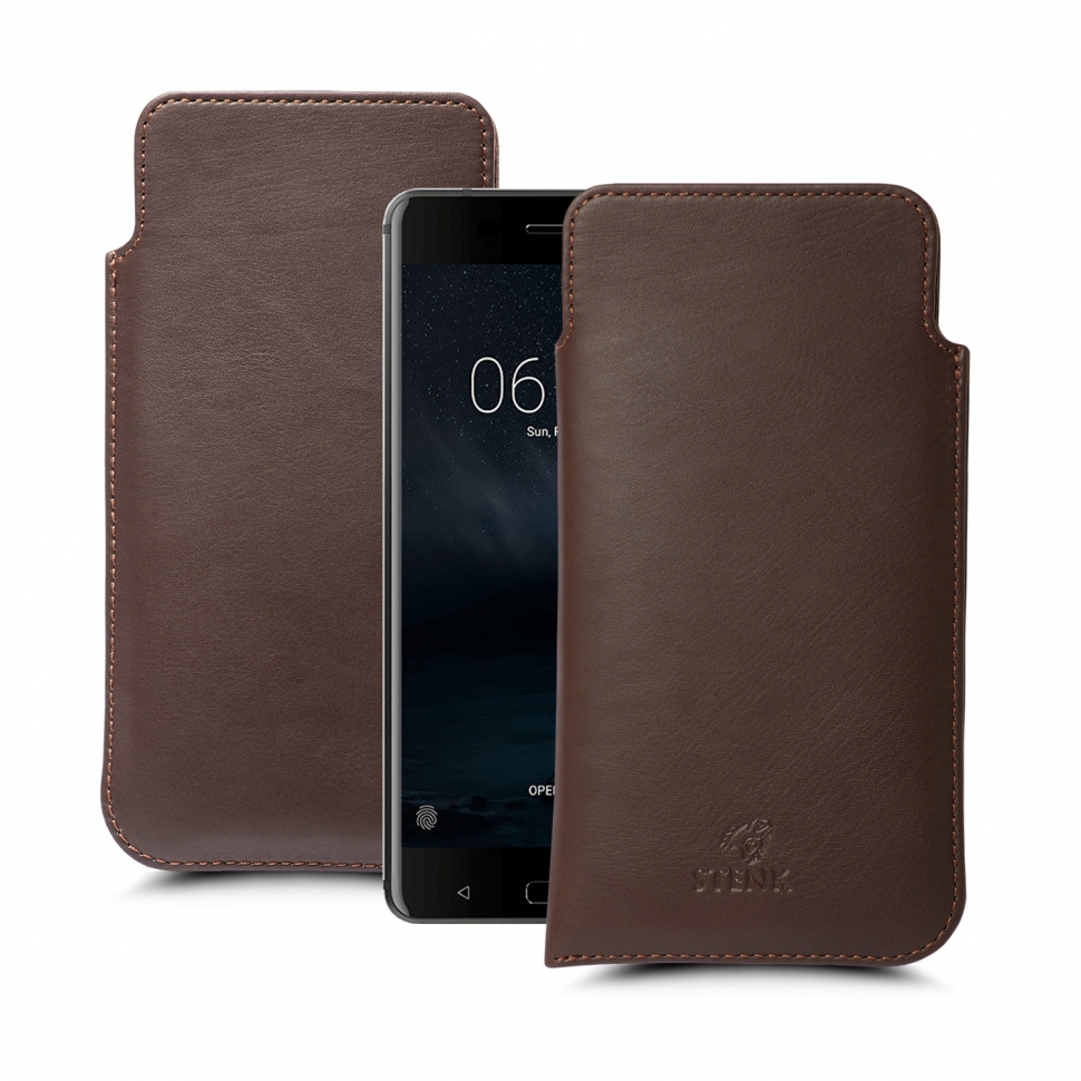 

Футляр Stenk Elegance для Nokia 6 Коричневый