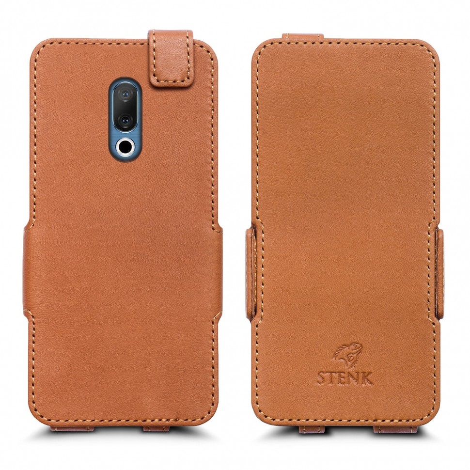 

Чехол флип Stenk Prime для Meizu 15 Plus Camel