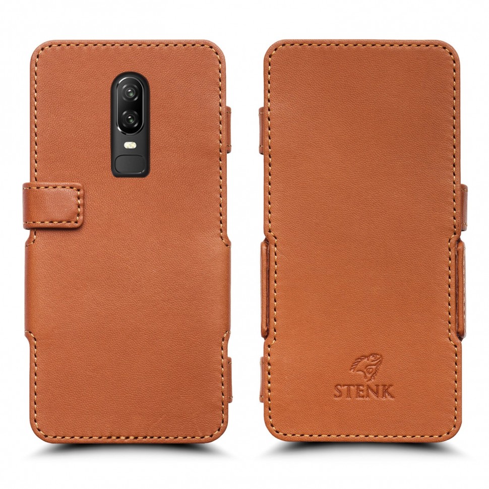 

Чехол книжка Stenk Prime для OnePlus 6 Camel