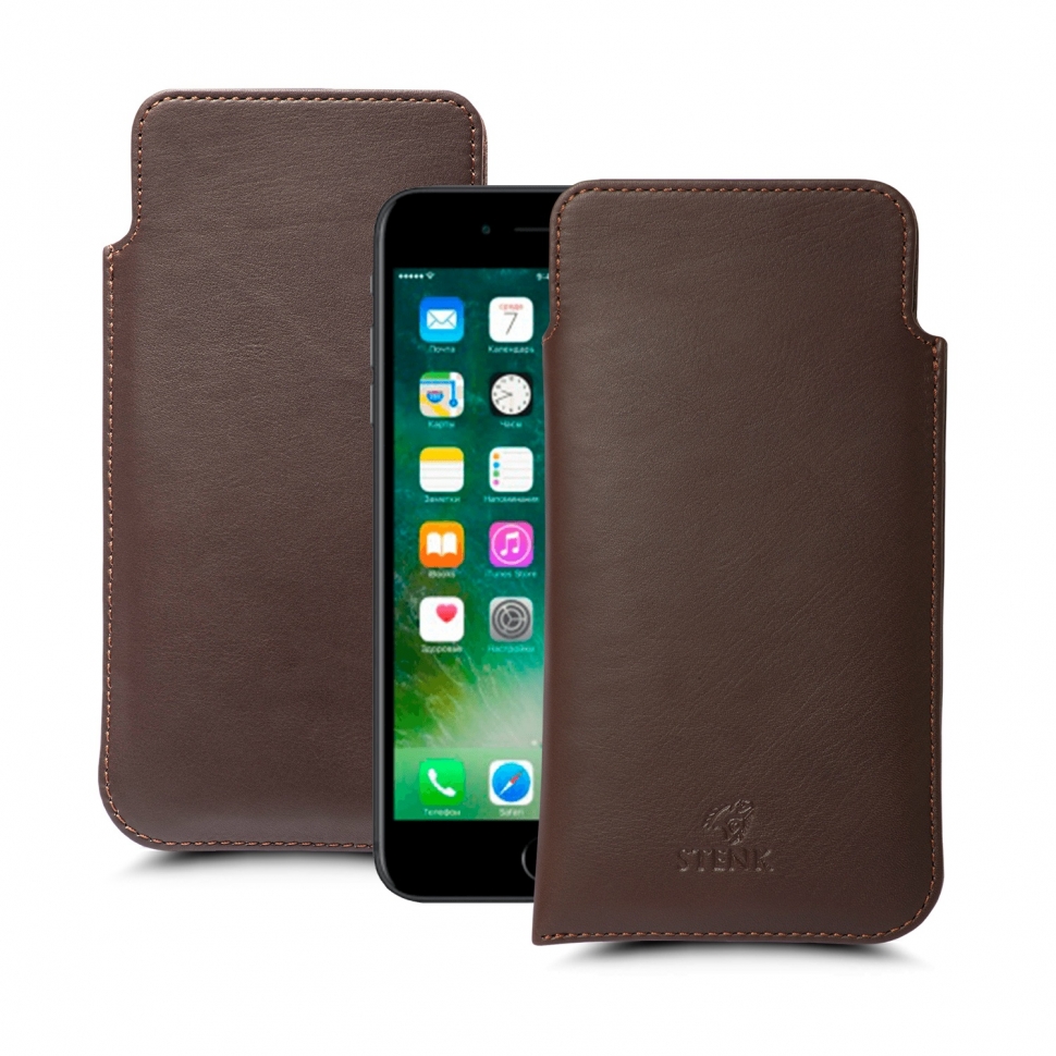 

Футляр Stenk Elegance для Apple iPhone 7 Plus Коричневый