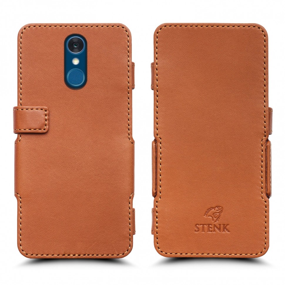 

Чехол книжка Stenk Prime для LG Q7 Plus Camel