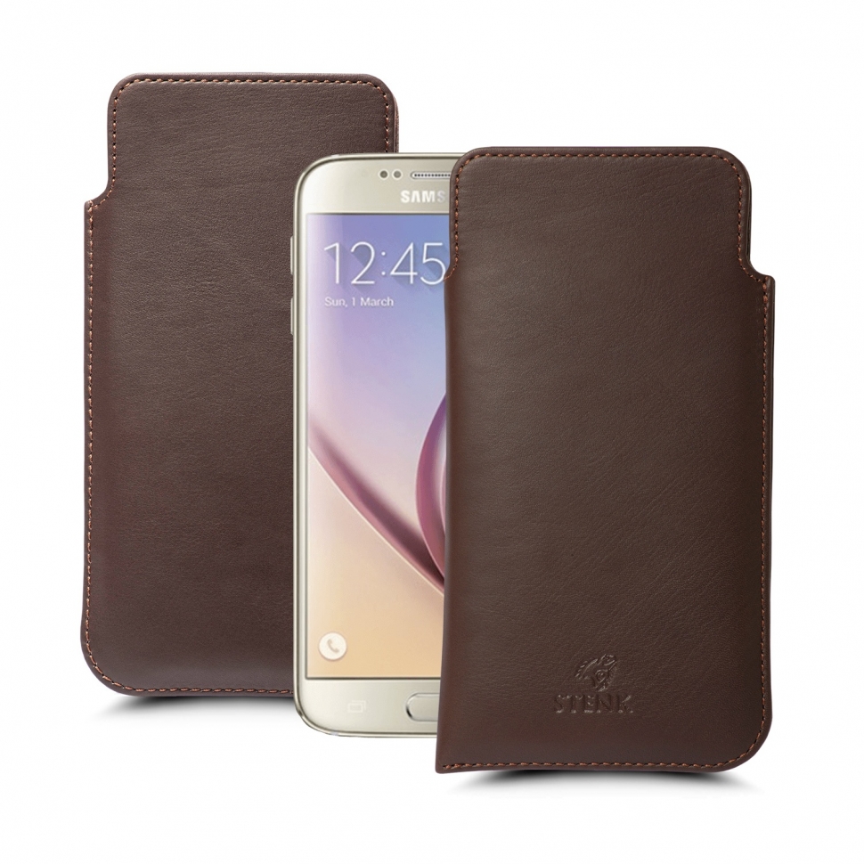 

Футляр Stenk Elegance для Samsung Galaxy S6 Edge Коричневый
