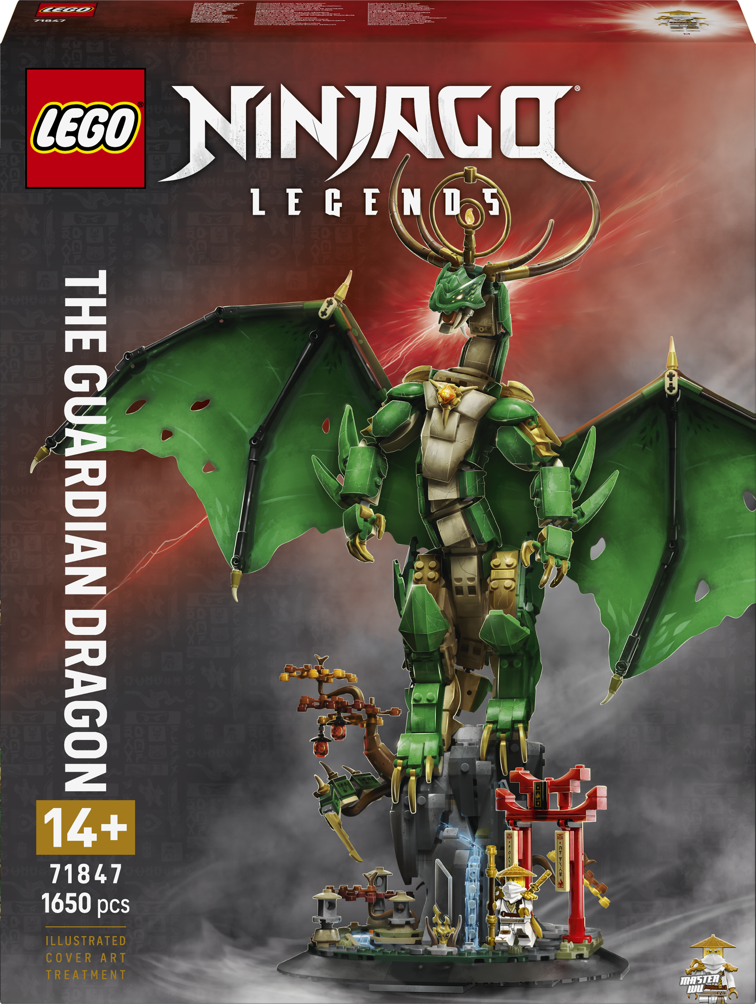 Klocki konstrukcyjne LEGO Ninjago Legends Smok-strażnik 1650 elementów (71847)