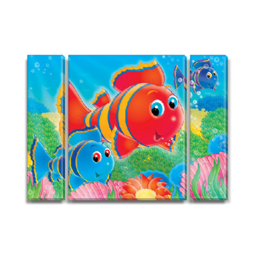 

Модульная картина Декоинт Детские 80x110см. Холст синтетический