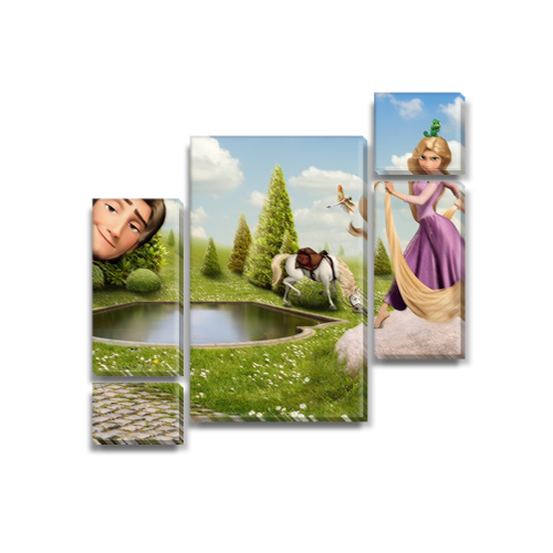 

Модульная картина Декоинт Детские 120x130см. ПВХ ткань