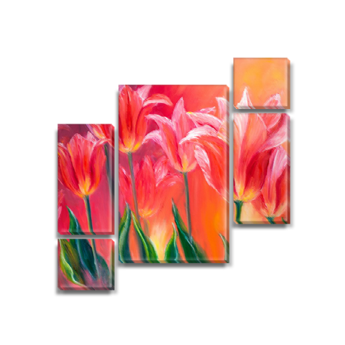 

Модульная картина Декоинт Живопись 120x130см. ПВХ ткань