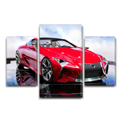 

Модульная картина Декоинт Авто мир 80x120см. ПВХ ткань