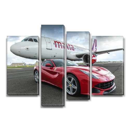 

Модульная картина Декоинт Авто мир 90x130см. Холст синтетический