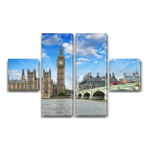 

Модульная картина Декоинт Биг-Бен 80x130см. ПВХ ткань