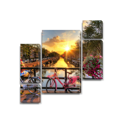 

Модульная картина Декоинт Архитектура 100x110см. Холст натуральный