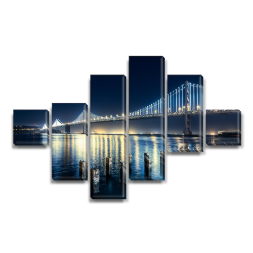 

Модульная картина Декоинт Мосты 100x155см. Холст натуральный