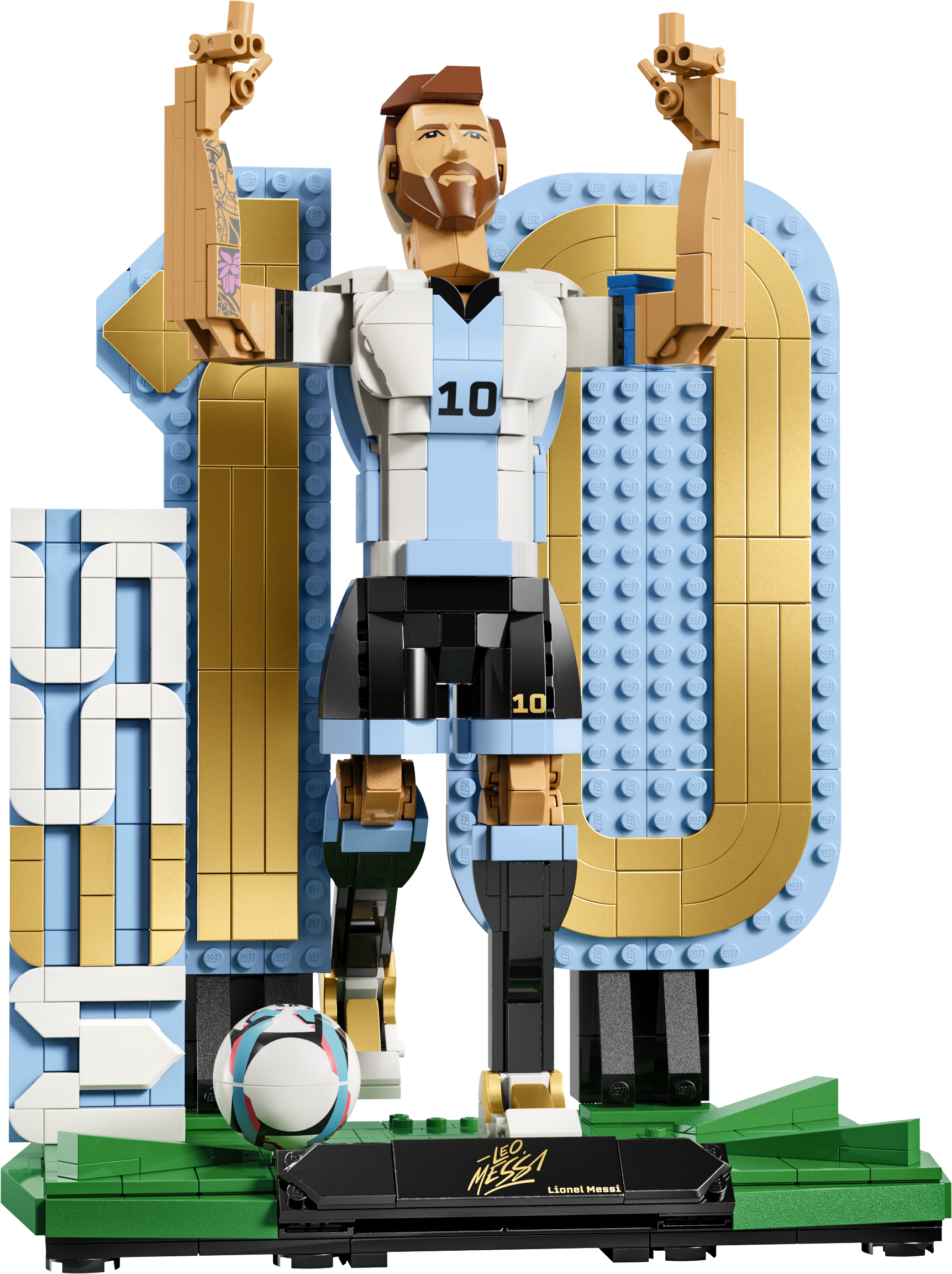 фото Блочный конструктор LEGO Editions Lionel Messi – Soccer Legend (43015)