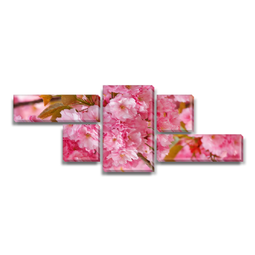 

Модульная картина Декоинт Цветы 60x160см. ПВХ ткань