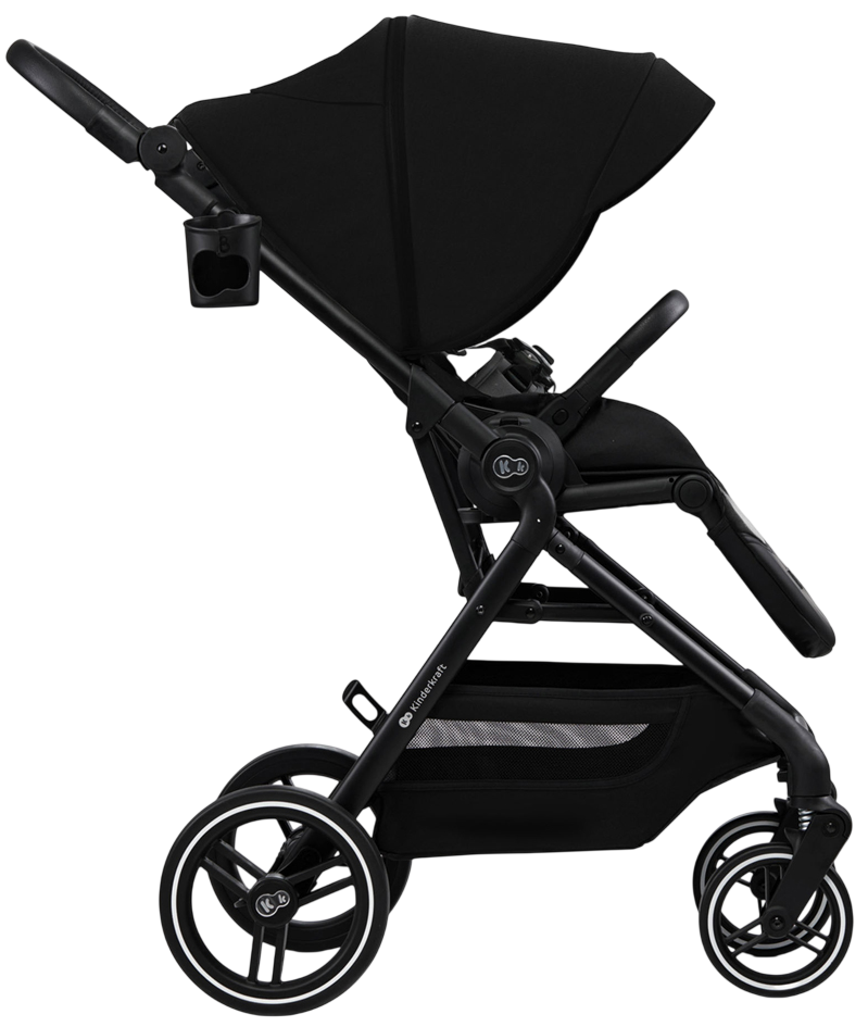 фото Прогулянкова коляска KinderKraft 2в1 Yoxi Pure Black