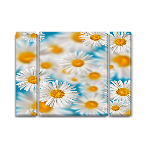 

Модульная картина Декоинт Цветы 75x100см. ПВХ ткань