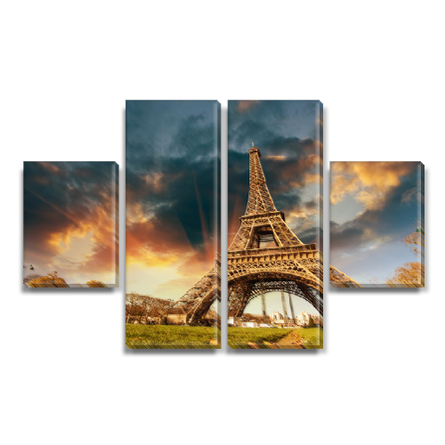 

Модульная картина Декоинт Эйфелева башня 80x130см. Холст натуральный