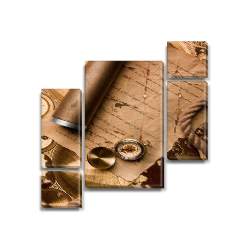 

Модульная картина Декоинт Карты 85x85см. Холст натуральный