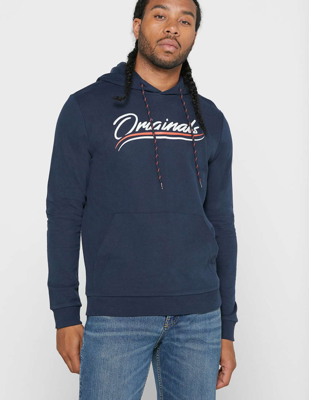 

Худи JACK&JONES М0106327 цвет синий S