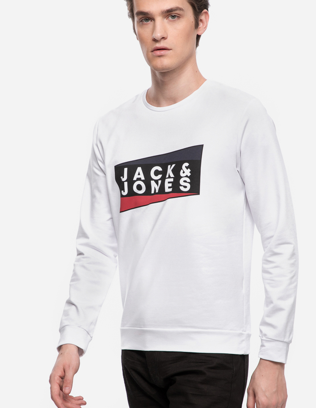 

Свитшот JACK&JONES М0106372 цвет белый M