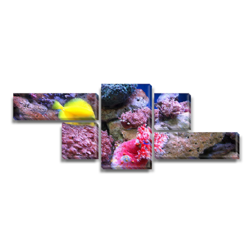 

Модульная картина Декоинт Подводный мир 80x190см. Холст синтетический