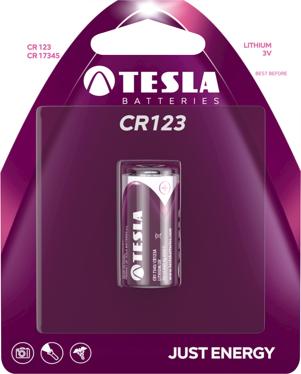 Батарейка Tesla CR 123 CR17345 1 шт (8594183391335) – фото, відгуки ...