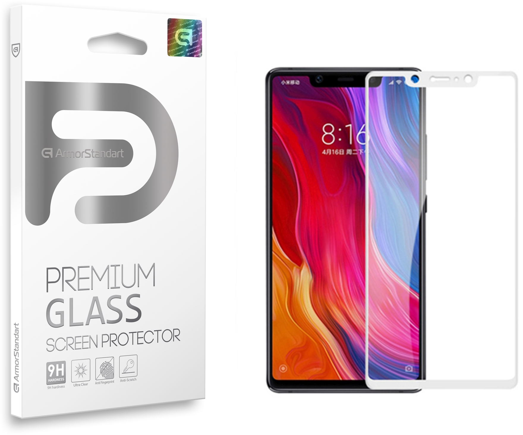 

Защитное стекло ArmorStandart Premium Evo для Xiaomi Mi 8 SE White (ARM52301-G3D-WT)