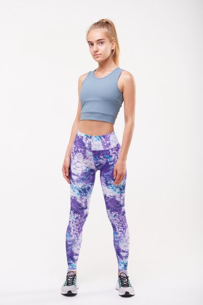 

Леггинсы спортивные женские AURA sport 0060 фиолетовые S