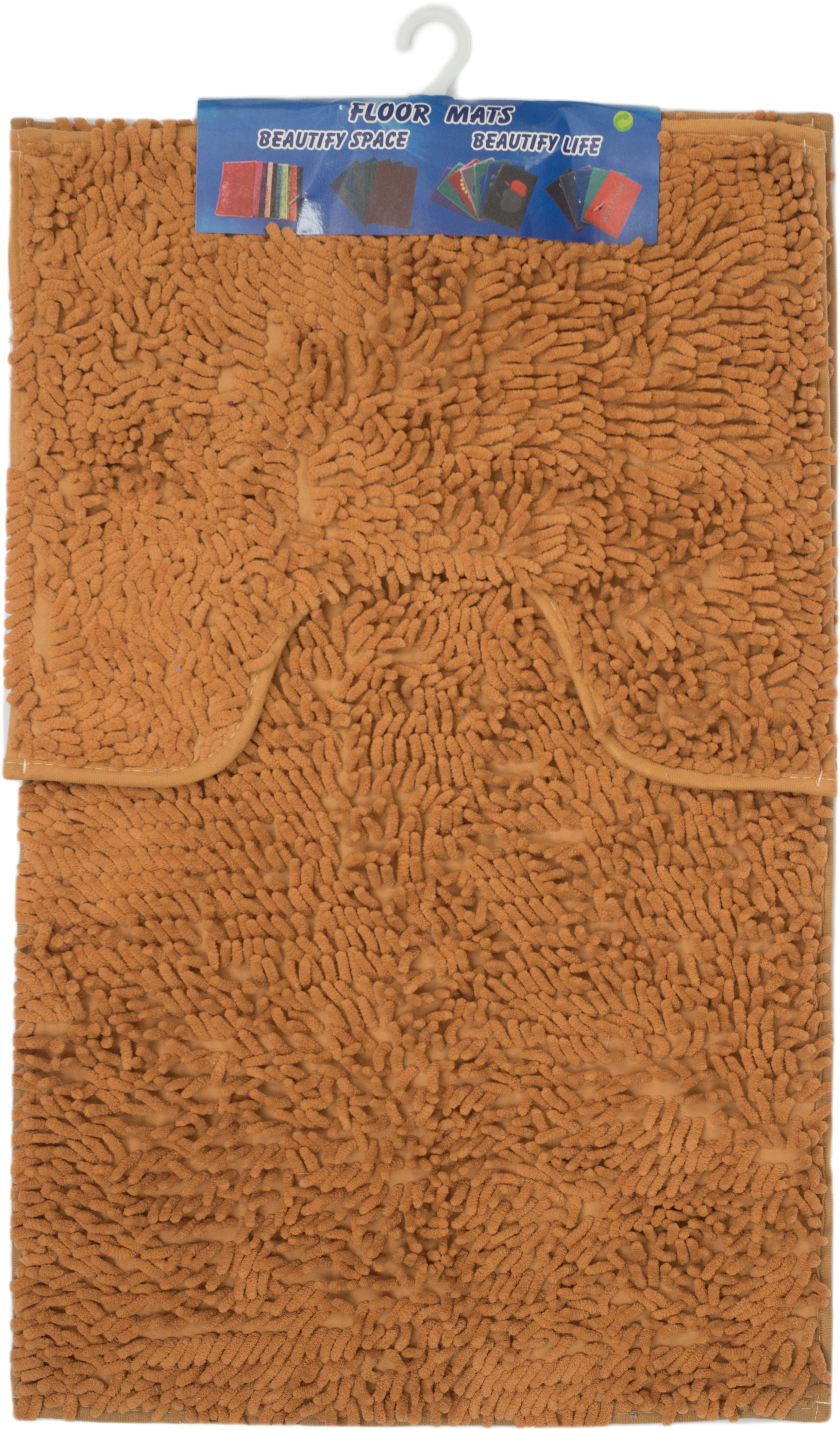 

Набор ковриков в ванную комнату Kornel 50 х 80, 40 х 50 см Коричневый (KL-46 коричневий)